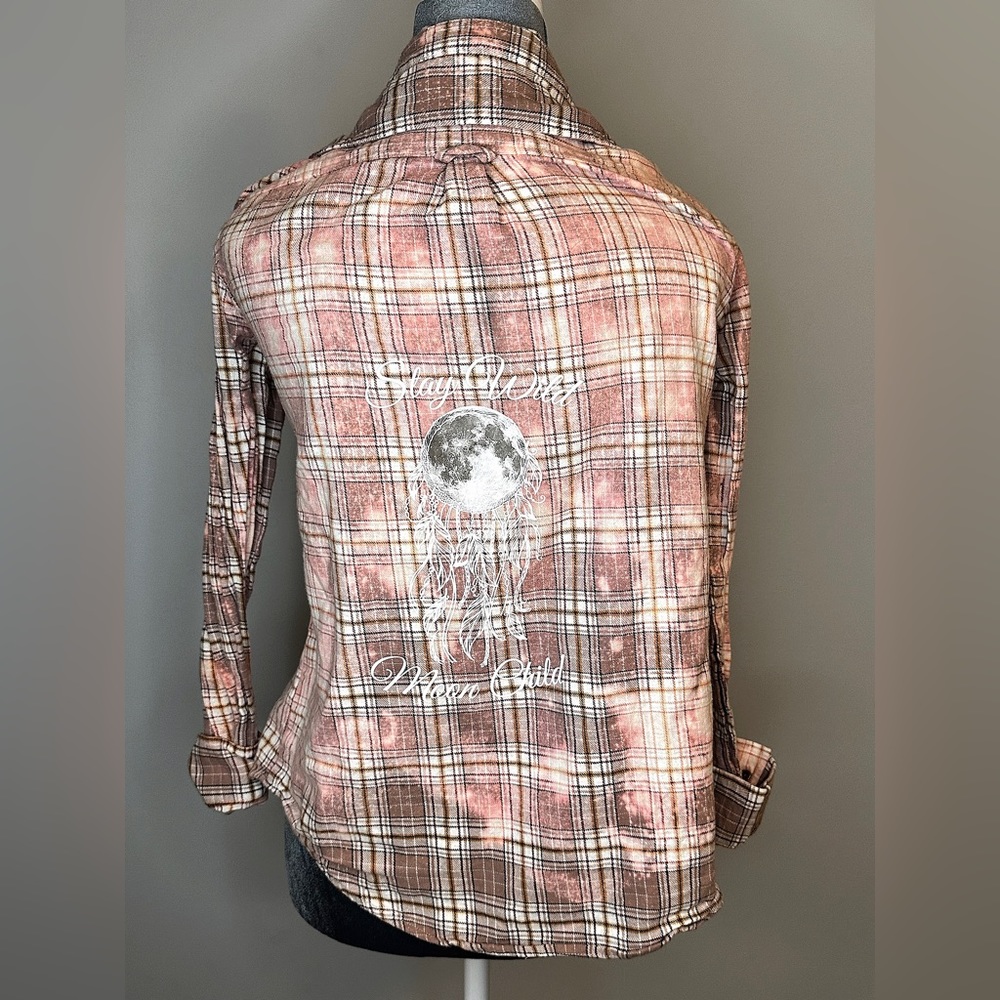 STAY WHILD MOONCHILD HANDMADE FLANNEL